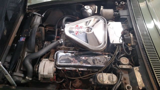 1969 Green Chevrolet Corvette Coupe