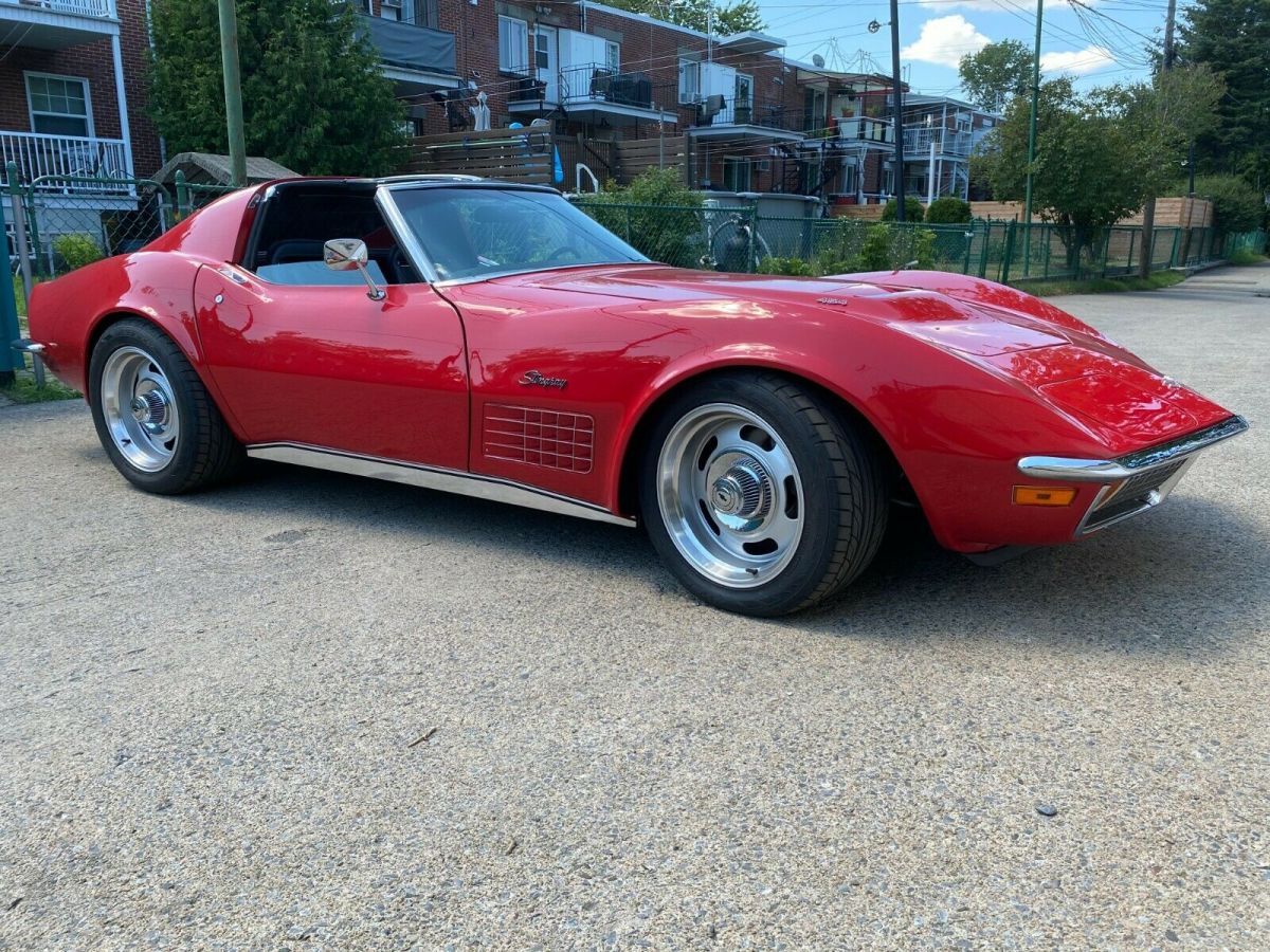 1972 Red Chevrolet Corvette Coupe