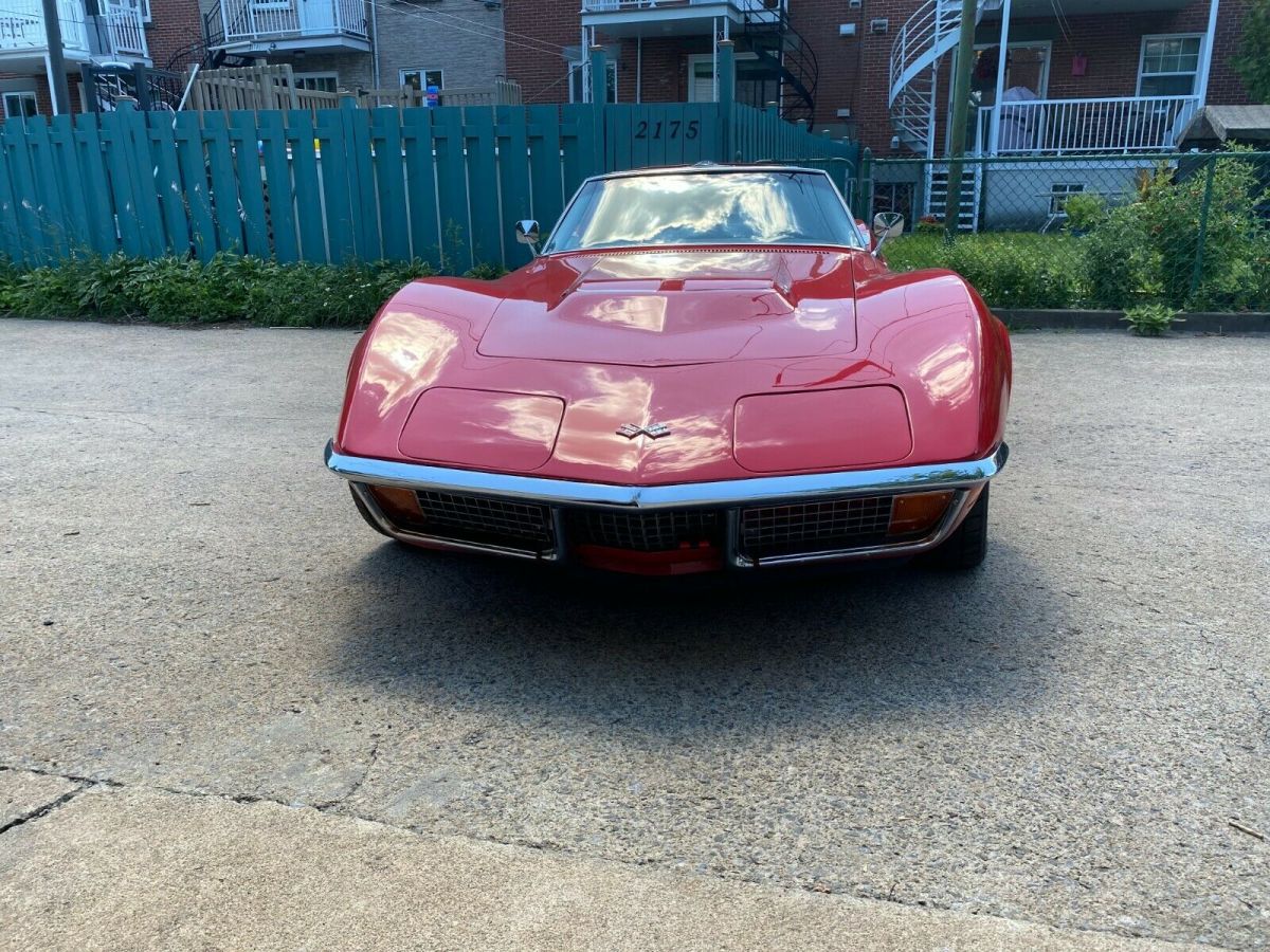 1972 Red Chevrolet Corvette Coupe