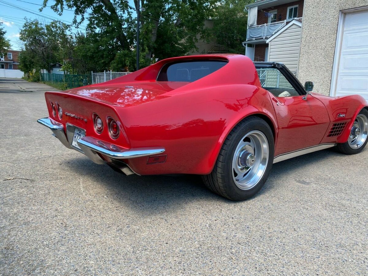 1972 Red Chevrolet Corvette Coupe