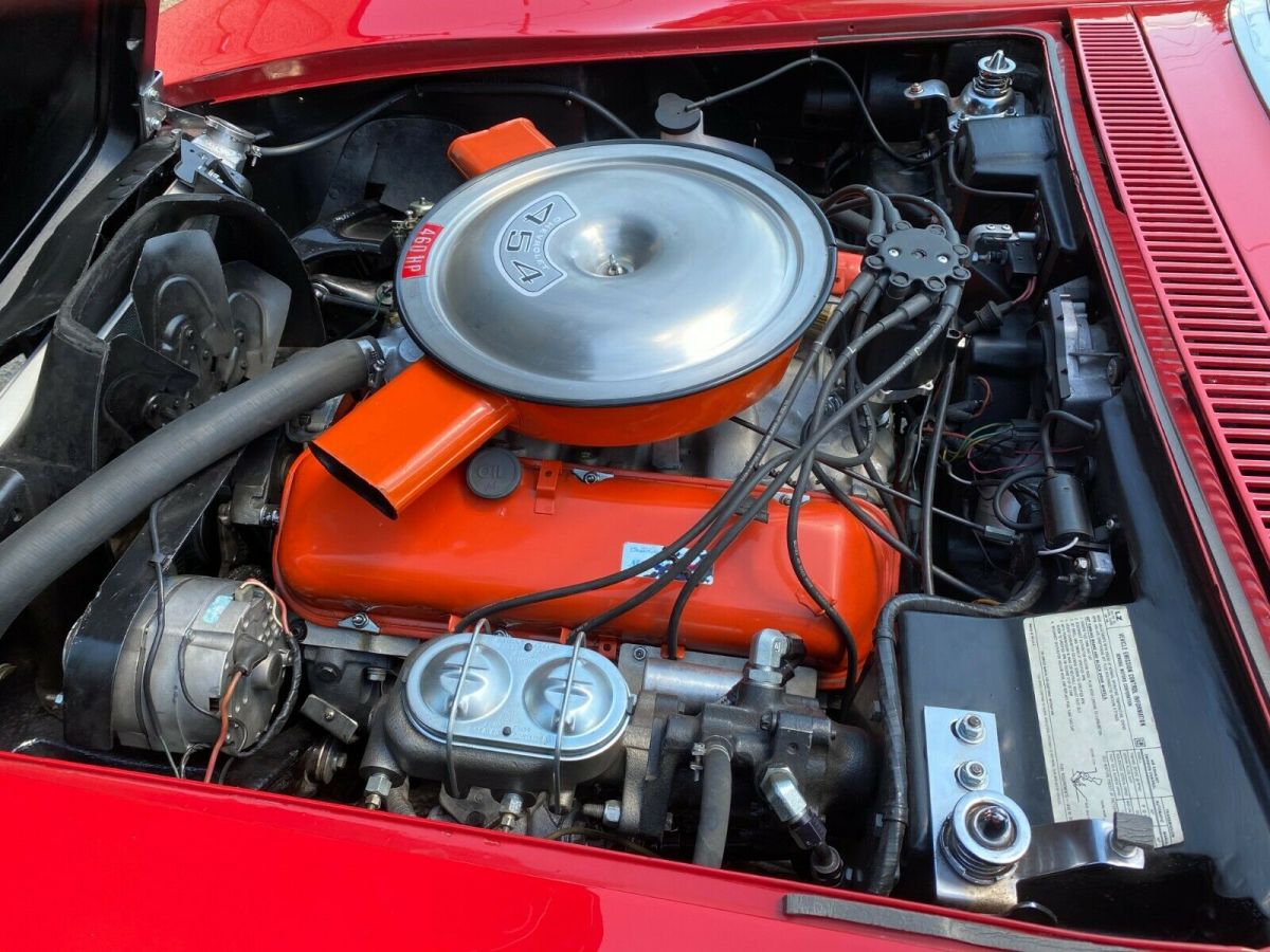 1972 Red Chevrolet Corvette Coupe
