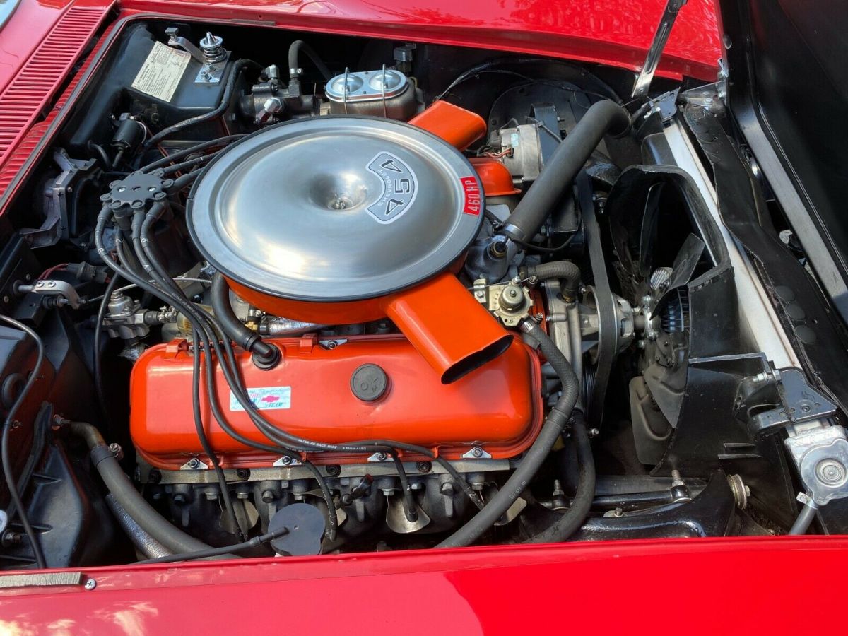 1972 Red Chevrolet Corvette Coupe