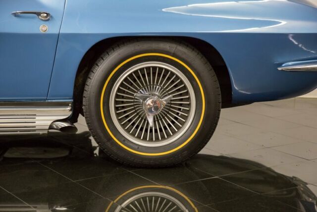 1966 Blue Chevrolet Corvette --