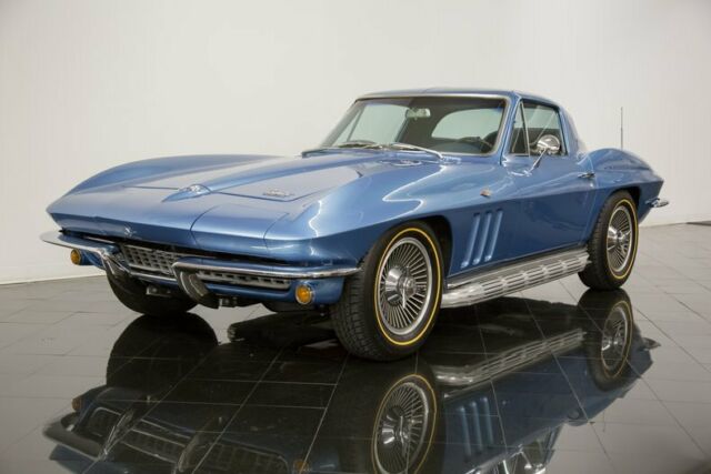 1966 Blue Chevrolet Corvette --