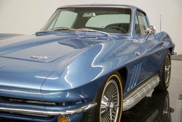 1966 Blue Chevrolet Corvette --