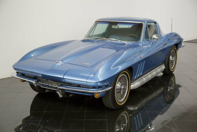 1966 Blue Chevrolet Corvette --