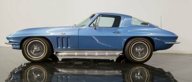 1966 Blue Chevrolet Corvette --