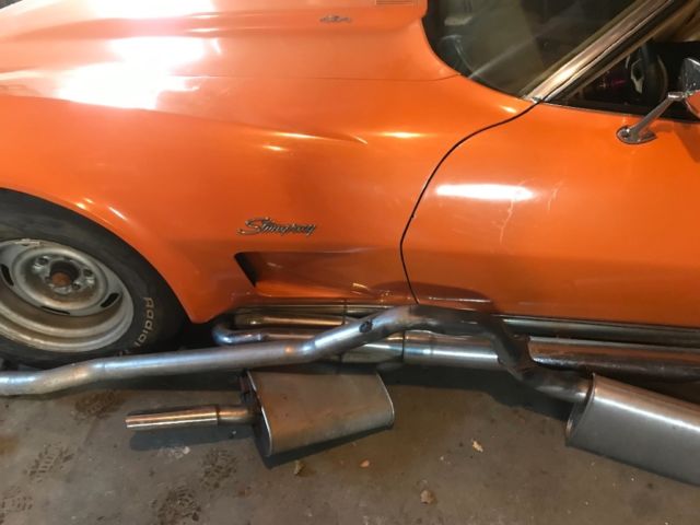 1973 Orange Chevrolet Corvette Coupe