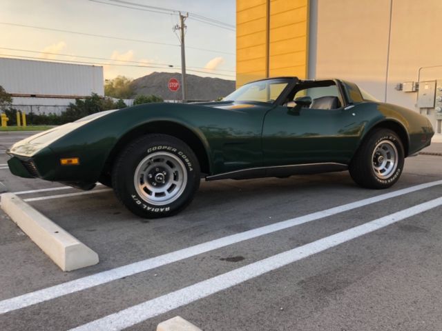 1979 Green Chevrolet Corvette Convertible