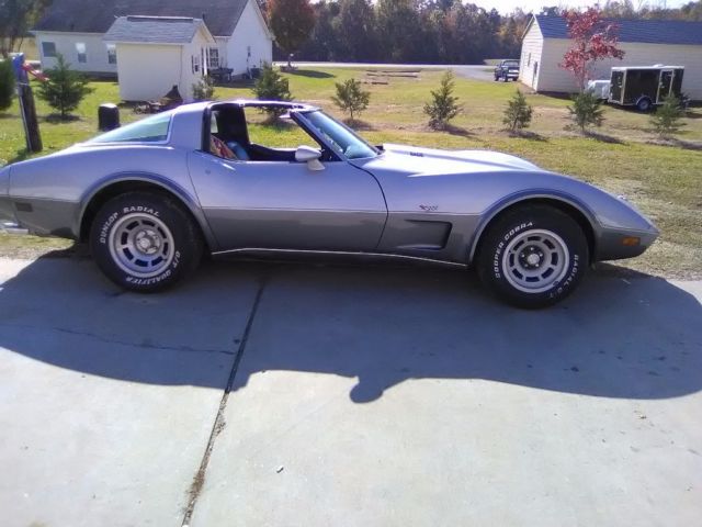 1978 Silver Chevrolet Corvette Sport