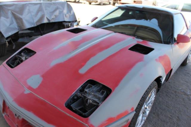 1985 Burgundy Chevrolet Corvette Coupe