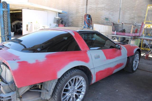 1985 Burgundy Chevrolet Corvette Coupe