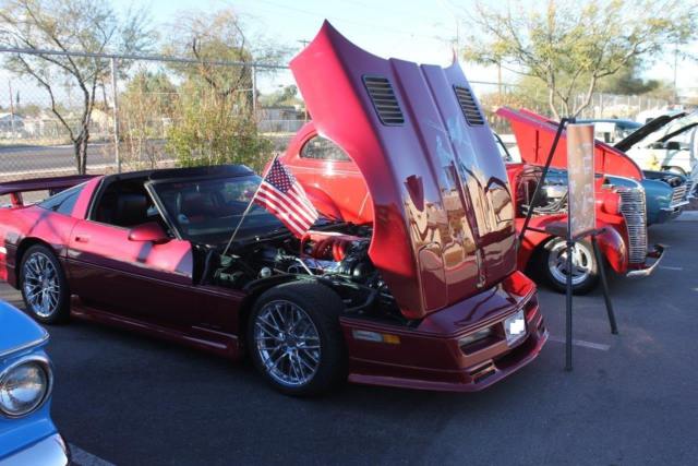1985 Burgundy Chevrolet Corvette Coupe