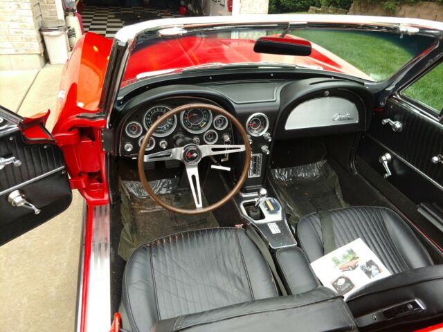 1964 Red Chevrolet Corvette Convertible