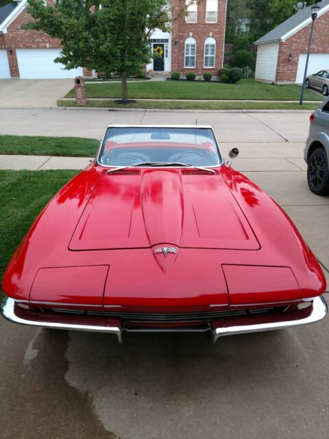 1964 Red Chevrolet Corvette Convertible