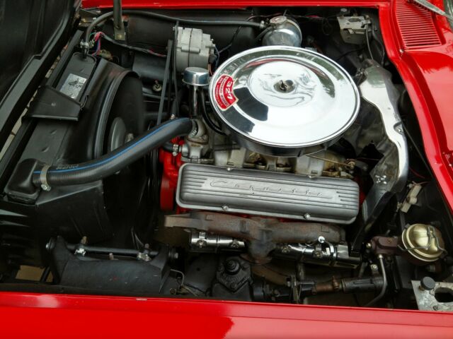 1964 Red Chevrolet Corvette Convertible