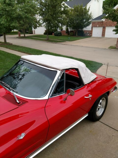 1964 Red Chevrolet Corvette Convertible
