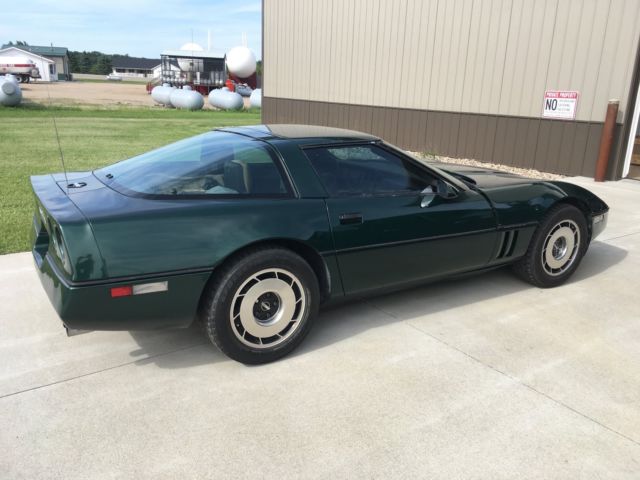 1984 Green Chevrolet Corvette Convertible
