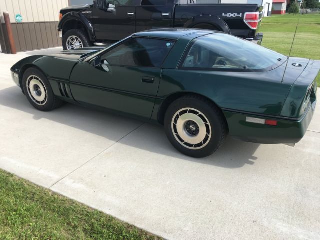 1984 Green Chevrolet Corvette Convertible