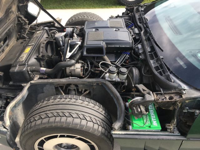 1984 Green Chevrolet Corvette Convertible