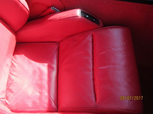 1988 Red Chevrolet Corvette Convertible