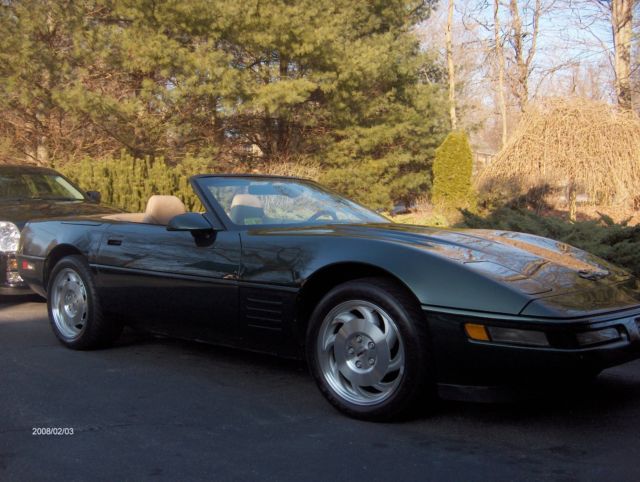 1994 Green Chevrolet Corvette Convertible
