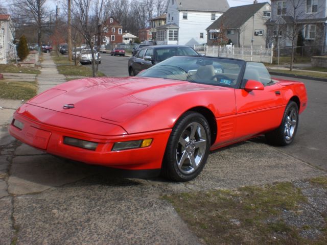 1994 Red Chevrolet Corvette Convertible
