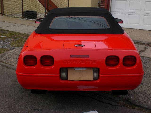1994 Red Chevrolet Corvette Convertible