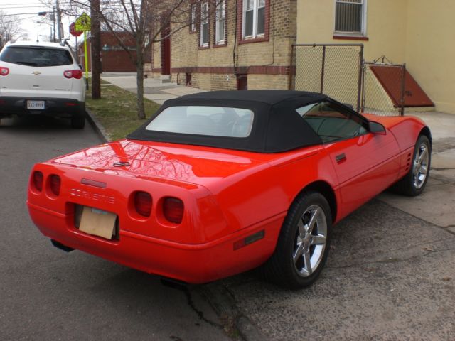 1994 Red Chevrolet Corvette Convertible