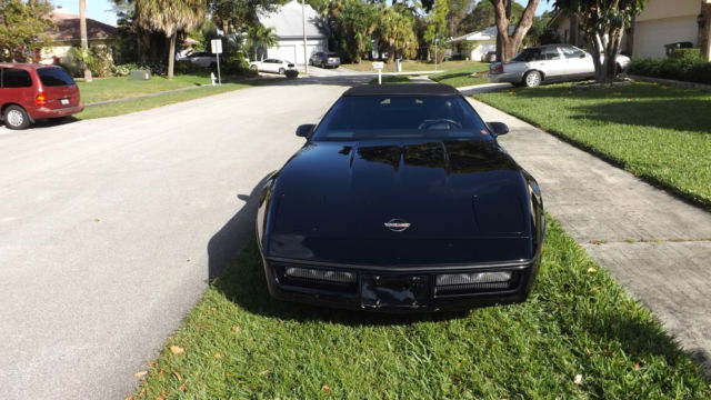 1989 Black Chevrolet Corvette