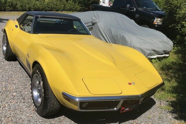 1969 Yellow Chevrolet Corvette Convertible