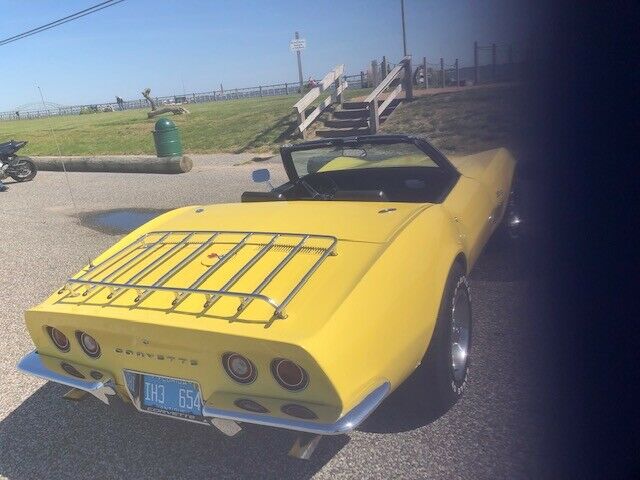 1969 Yellow Chevrolet Corvette Convertible