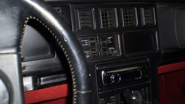 1989 Black Chevrolet Corvette Convertible