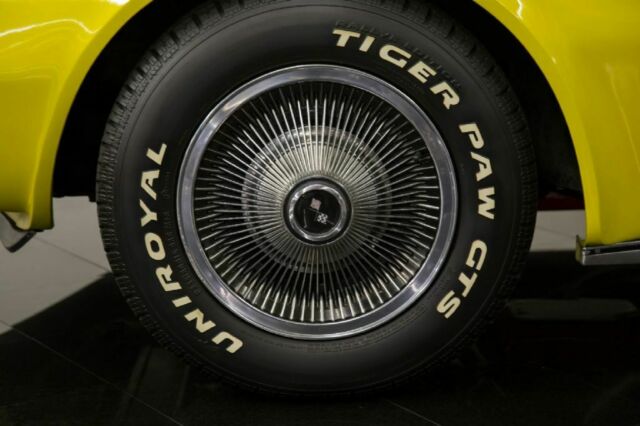 1972 Yellow Chevrolet Corvette --