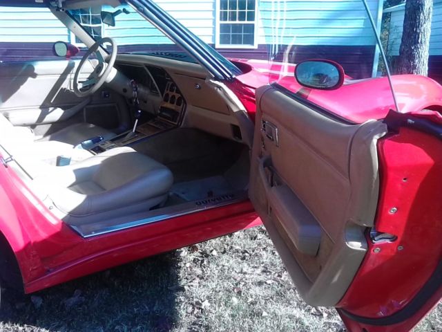 1981 Red Chevrolet Corvette