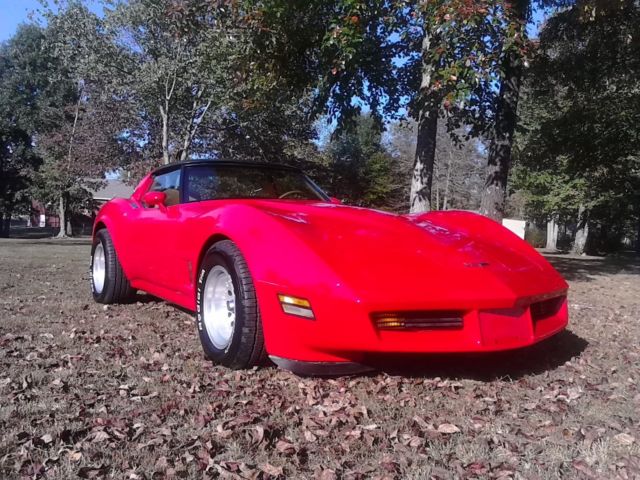 1981 Red Chevrolet Corvette