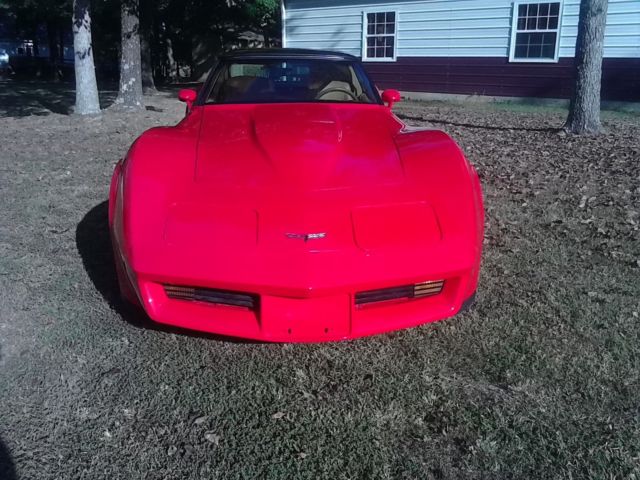 1981 Red Chevrolet Corvette