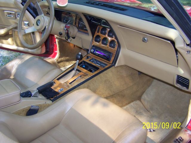 1981 Red Chevrolet Corvette