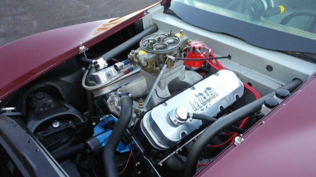 1975 Burgundy Chevrolet Corvette Coupe