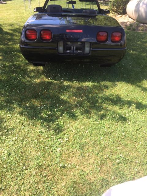 1993 Black Chevrolet Corvette Convertible