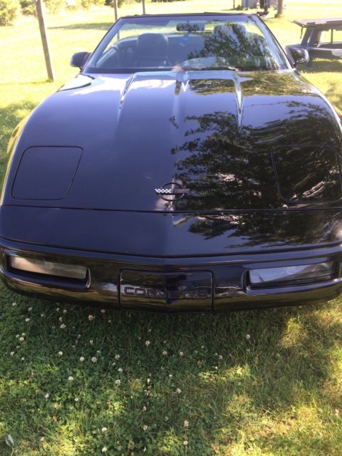 1993 Black Chevrolet Corvette Convertible