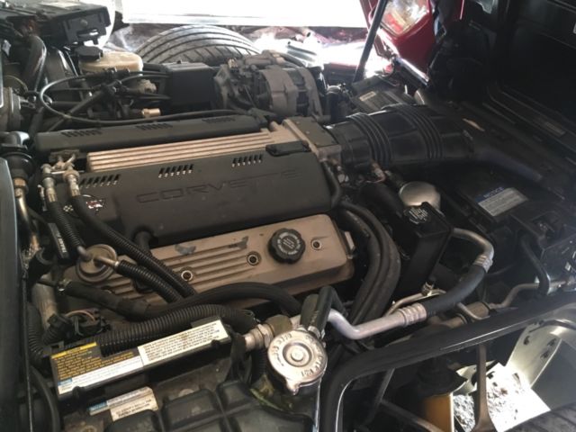 1992 Red Chevrolet Corvette Convertible
