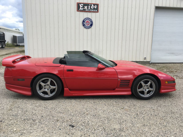 1992 Red Chevrolet Corvette Convertible