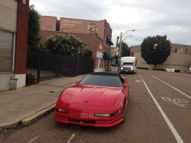 1992 Red Chevrolet Corvette Convertible