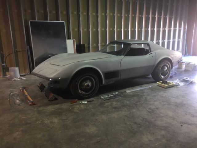 1972 Red Chevrolet Corvette Coupe