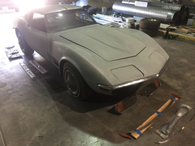 1972 Red Chevrolet Corvette Coupe