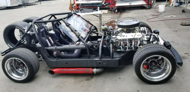1989 Black Chevrolet Corvette open wheel chassis
