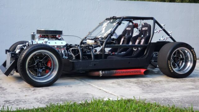 1989 Black Chevrolet Corvette open wheel chassis