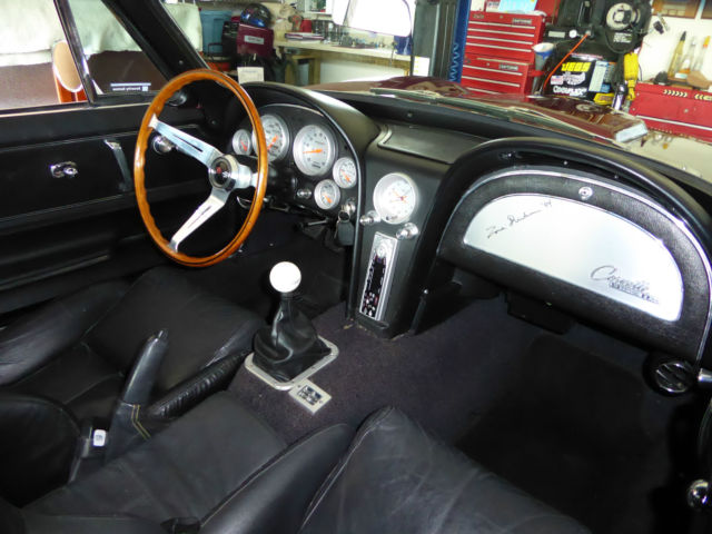 1965 Burgundy Chevrolet Corvette Coupe