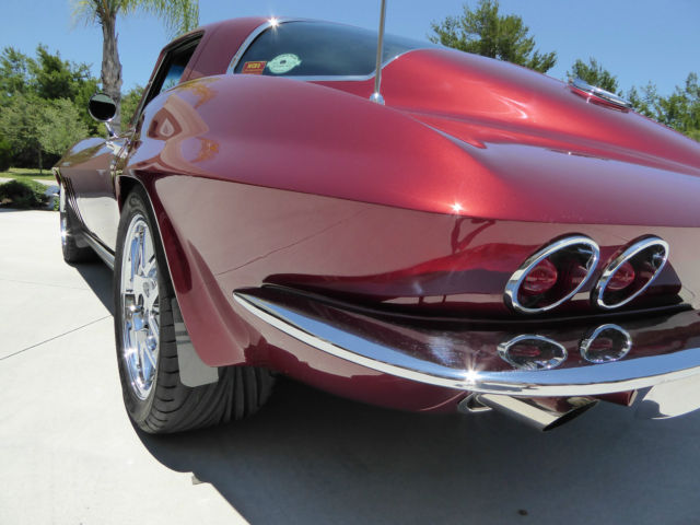 1965 Burgundy Chevrolet Corvette Coupe